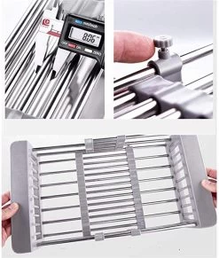 IBright Verstelbare Keukenrek - Gootsteen Mand - Afdruiprek – Vergiet – Verstelbaar In Lengte - Uitschuifbaar - RVS Grijs 20 IBright Verstelbare Keukenrek - Gootsteen Mand - Afdruiprek – Vergiet – Verstelbaar In Lengte - Uitschuifbaar - RVS Grijs -Schoonmaakartikelen Winkel 1017x1200 6