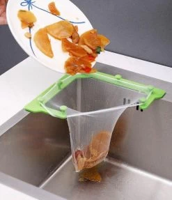 Merkloos Gootsteen Organizer - Gootsteen Afval Netje - Gootsteenontstopper - Spoelbak - Incl. 50 Netjes -Schoonmaakartikelen Winkel 1032x1200