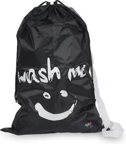 Wonair - Waszak Groot - 60x90cm - Zwart - Met Trekkoord En Draagband