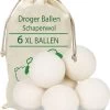 Droger Ballen Wol - Wasdroger Herbruikbare Wollen Droger Ballen - Droogballen Voor Snellere Droogtijd- Set 6 Stuks - Swilix