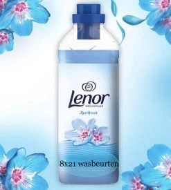 LENOR APRILFRIS WASVERZACHTER -8X21 WASBEURTEN-ST 525ML 10 LENOR APRILFRIS WASVERZACHTER -8X21 WASBEURTEN-ST 525ML -Schoonmaakartikelen Winkel 1078x1200