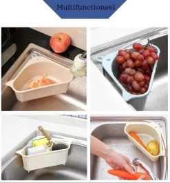 Cless - Gootsteenzeef – Grijs Zeef – Gootsteen Afvalbakje – Opvangbakje – Spoelbak – Afdruipbakje -Schoonmaakartikelen Winkel 1119x1200 4