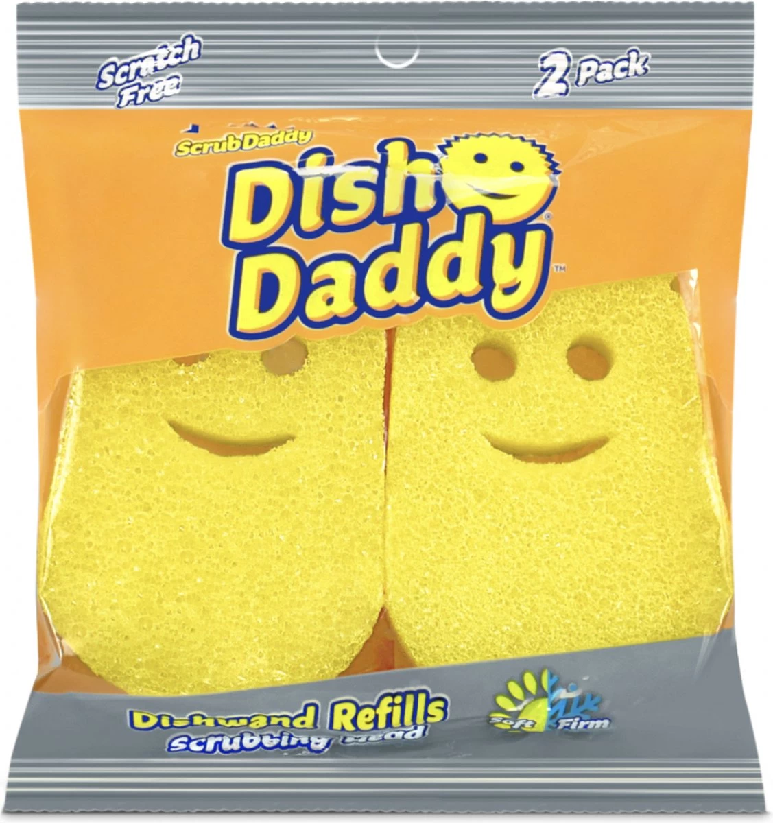 Scrub Daddy - Scrub Mommy - Dish Daddy 2 Pack - Scrub Daddy Afwasborstel Refill, Aanvul Spons Voor Scrub Daddy Afwas Borstel 3 Scrub Daddy - Scrub Mommy - Dish Daddy 2 Pack - Scrub Daddy Afwasborstel Refill, Aanvul Spons Voor Scrub Daddy Afwas Borstel