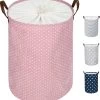 MAESON Wasmand Met Deksel - Opvouwbaar - Waterdicht - 72 L - Opbergmand Kinderkamer - Roze -Schoonmaakartikelen Winkel 1129x1200 3