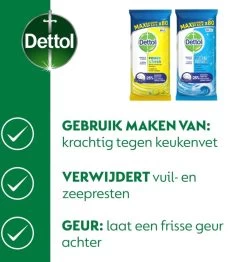 Dettol - 320 Schoonmaakdoekjes Power & Fresh - Citrus 2x80 - Oceanfris 2x80 -Schoonmaakartikelen Winkel 1130x1200 2