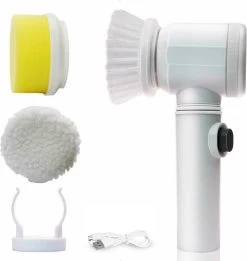 B-care Magic Brush - Elektrische Multifunctionele Schoonmaakborstel - 7 Opzetstukken - Wasborstel - Poetsmachine - Schrobborstel - Handborstel - Werkborstel - Schrobber - Boorborstel - Reinigingsborstel