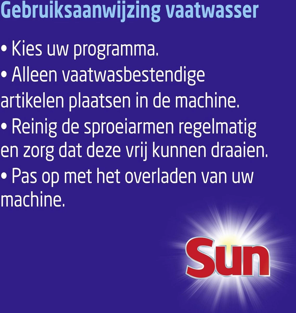 SUN® Sun Classic Normaal Vaatwaspoeder - 6 X 80 Wasbeurten - Voordeelverpakking 7 SUN® Sun Classic Normaal Vaatwaspoeder - 6 X 80 Wasbeurten - Voordeelverpakking - Afbeelding 5