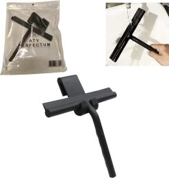 ATV PERFECTUM Douchewisser Zwart Met Ophangsysteem - Raamwisser- Trekker Douche - Silicone - 21cm X 16cm - Badkamer Accessoires - Douchewisser -Schoonmaakartikelen Winkel 1139x1200 5