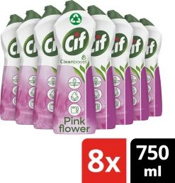 Cif CleanBoost Cream Pink Schuurmiddel - 8 X 750 Ml - Voordeelverpakking 12 Cif CleanBoost Cream Pink Schuurmiddel - 8 X 750 Ml - Voordeelverpakking -Schoonmaakartikelen Winkel 1147x1200 7