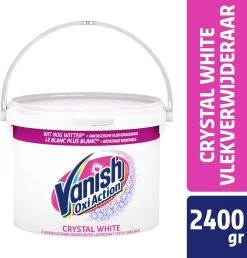 Vanish Oxi Action Crystal White Base Poeder - Voor Witte Was - 2,4 Kg -Schoonmaakartikelen Winkel 1151x1200