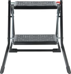 Huishoudtrap Opstapje Handy Zwart 2 Treden -Schoonmaakartikelen Winkel 1153x1200
