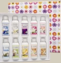 Horomia Geschenkset - Wasparfum Proefpakket - Horobox Silver - 10x 50ml Wasparfum -Schoonmaakartikelen Winkel 1154x1200