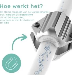 Jooba Magnetische Waterontharder - 1+1 GRATIS - Waterontharder Magneet - Waterontharder Waterleiding - Ontkalker - 4000 Silvertech - Waterontkalker - Antikalk Magneet - Kalkaanslag -Schoonmaakartikelen Winkel 1163x1200