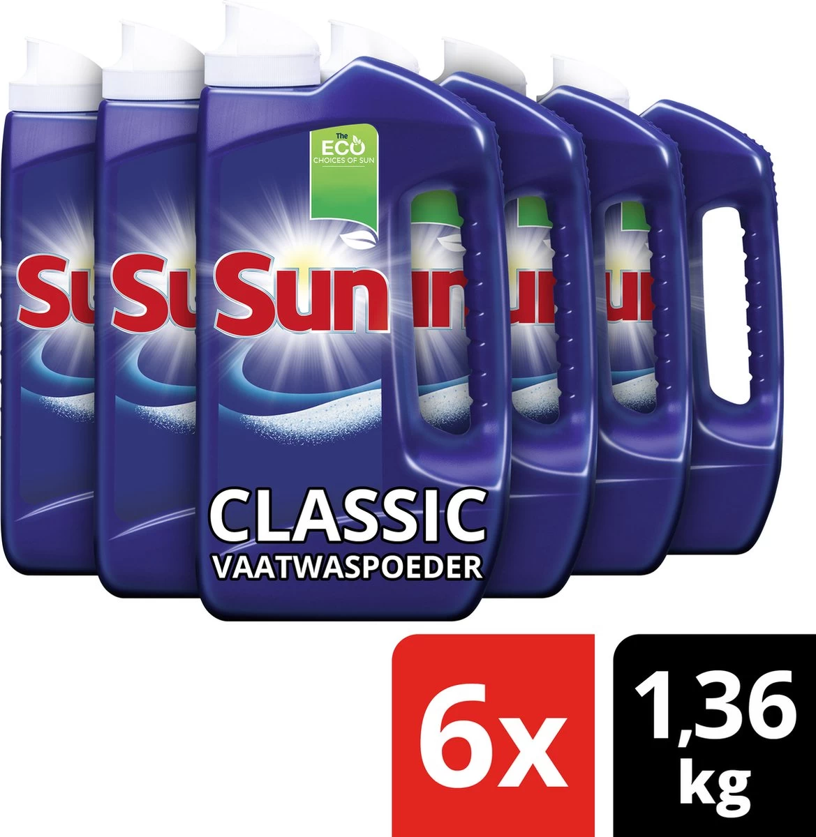 SUN® Sun Classic Normaal Vaatwaspoeder - 6 X 80 Wasbeurten - Voordeelverpakking 5 SUN® Sun Classic Normaal Vaatwaspoeder - 6 X 80 Wasbeurten - Voordeelverpakking - Afbeelding 3