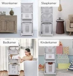 Sens Design Wassorteerder – Wasmand Met 3 Vakken - Op Wieltjes -Schoonmaakartikelen Winkel 1169x1200 6