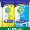 Dettol - 440 Schoonmaakdoekjes Power & Fresh - Citrus 220 Stuks - Oceaan 220 Stuks - Voordeelverpakking 1 Dettol - 440 Schoonmaakdoekjes Power & Fresh - Citrus 220 Stuks - Oceaan 220 Stuks - Voordeelverpakking -Schoonmaakartikelen Winkel 1170x1200 10