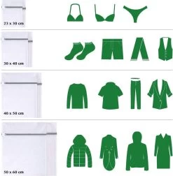 Merkloos Waszak 7x- Waszakken Voor Wasgoed- Laundry Bag- Incl. BH Waszakje Lingerie- Travel Organizer Bags-Set Van 7 -Schoonmaakartikelen Winkel 1178x1200 3