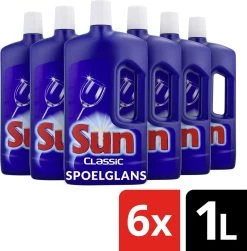 SUN® Sun Vaatwas Spoelglans - 6 X 1 L - Voordeelverpakking -Schoonmaakartikelen Winkel 1181x1200 3