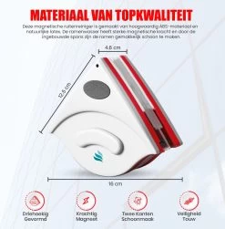 TibaGoods Magnetische Raamwisser Voor Dubbelglas - Ruitenreiniger - Ramenwasser - Magneet Ruitenwisser -Schoonmaakartikelen Winkel 1181x1200 5