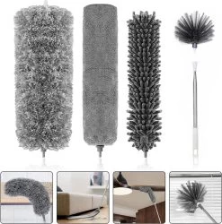 Livv Goods Telescopische Plumeau Set Met Telescoopsteel - 5 In 1 - Tot 250 Cm Uitschuifbaar - Duster - Stoffer -Schoonmaakartikelen Winkel 1184x1200 3
