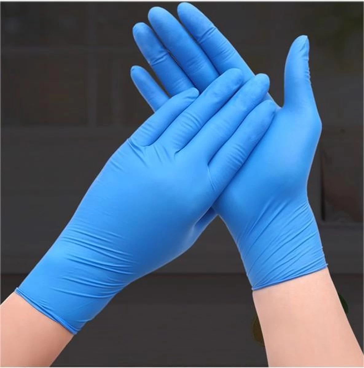 Wegwerp Handschoen Nitril Ongepoederd Latexvrij Large 100 Stuks/Doos KLEUR: WIT - Maat L – Wegwerphandschoenen - Poedervrij - Latex Free 4 Wegwerp Handschoen Nitril Ongepoederd Latexvrij Large 100 Stuks/Doos KLEUR: WIT - Maat L – Wegwerphandschoenen - Poedervrij - Latex Free - Afbeelding 2