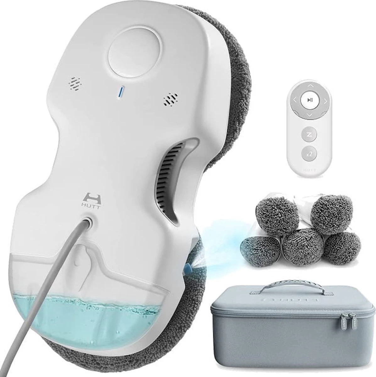 Hutt C6 Robot Ramen Reiniger Met Afstandsbediening - Ramen Wassen - Automatisch - Afstandsbediening - Anti Val - Wit 3 Hutt C6 Robot Ramen Reiniger Met Afstandsbediening - Ramen Wassen - Automatisch - Afstandsbediening - Anti Val - Wit