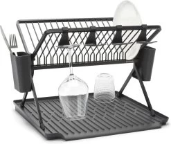 Brabantia SinkSide Afdruiprek - Inklapbaar - Dark Grey -Schoonmaakartikelen Winkel 1200x1010