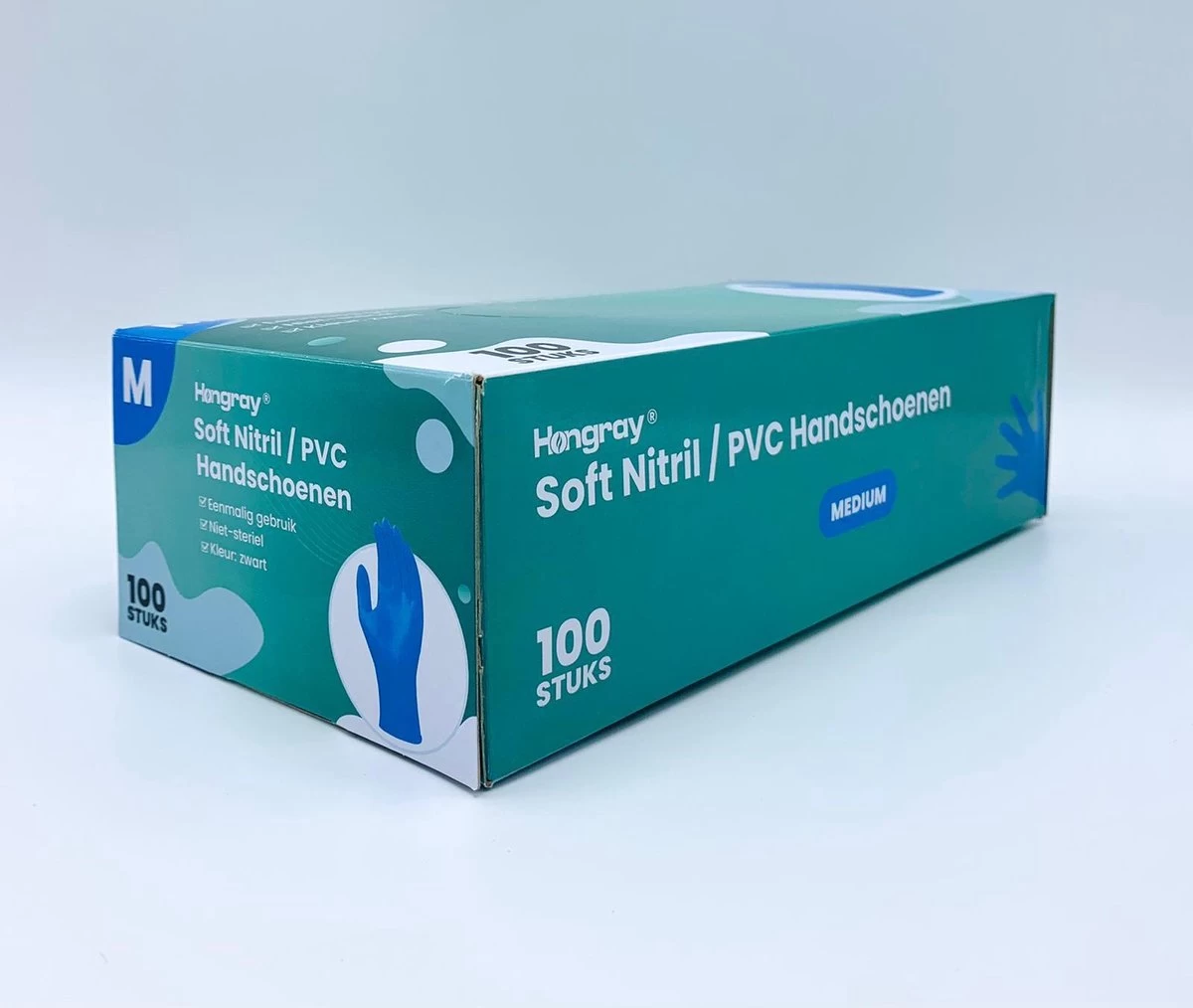 Nitrile Handschoenen Wegwerp-Nitrile-Gloves Powder Free Disposablos Latex Vrij -100 Stuks - Maat L - AQL 1.0! 3 Nitrile Handschoenen Wegwerp-Nitrile-Gloves Powder Free Disposablos Latex Vrij -100 Stuks - Maat L - AQL 1.0!