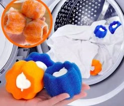 Merkloos Wasbol - Kat - Haarverwijderaar Voor Huisdieren - Haarverwijderaar - Wasbollen Voor Wasmachine - Wasbollen - 6 Stuks - Drogerballen. -Schoonmaakartikelen Winkel 1200x1027