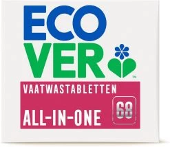 Ecover - Vaatwastabletten All In One - 68 Tabs -Schoonmaakartikelen Winkel 1200x1040