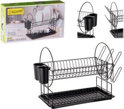 Maestro - Afdruiprek 2 Bestekrekken Wateropvangbak - 50cm -Schoonmaakartikelen Winkel 1200x1051