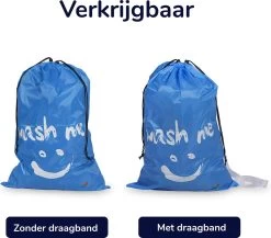 Wonair - Grote Waszak - 60x90cm - Hemelsblauw - Met Trekkoord En Draagband -Schoonmaakartikelen Winkel 1200x1055 3