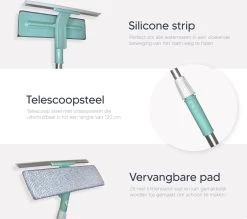 Johannes & Co Raamwisser Met Telescoopsteel 120cm Ruitenreiniger - Ramenwasser - Ramenwisser -Schoonmaakartikelen Winkel 1200x1066 3