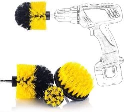 Merkloos 3 Delige Borstelset Voor Boormachine, Opzetstuk Voor Boormachine, Reinigingsborstels, Boorborstels -Schoonmaakartikelen Winkel 1200x1083 5