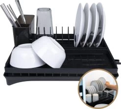 Baulk® - Afdruiprek - Afdruiprek Met Lekbak - Afwas - Droogrek Afwas - RVS - Bestekbak - Modern 17 Baulk® - Afdruiprek - Afdruiprek Met Lekbak - Afwas - Droogrek Afwas - RVS - Bestekbak - Modern -Schoonmaakartikelen Winkel 1200x1084 5