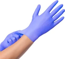 IVROU® Nitril Handschoenen - 100 Stuks Wegwerp Handschoenen - Poeder Vrij, Latex Vrij - Maat: M - Violet Blauw -Schoonmaakartikelen Winkel 1200x1093 2