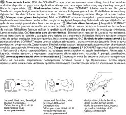 Scanpart Kookplaat Schraper - Schraapijzer - Radeermes - Voor Alle Glazen Kookplaten - Zoals Keramische Inductie En Halogeen Kookplaten - Kunststof - Vervangbaar Mesje - Krasvrij -Schoonmaakartikelen Winkel 1200x1097 18