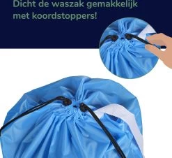 Wonair - Grote Waszak - 60x90cm - Hemelsblauw - Met Trekkoord En Draagband -Schoonmaakartikelen Winkel 1200x1097 2