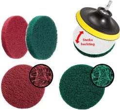 Borstelset Boormachine 25 Delig - Schuursponsjes- Schrobborstel – Boorborstel – Schuurborstel - Borstel Boormachine – Schoonmaakborstel – Reinigingsborstel – Tapijtreiniger - Borstelset -Schoonmaakartikelen Winkel 1200x1098 1