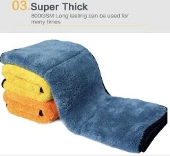 Droogdoek Auto - Watermagneet - Microvezel - Doek - 45 X 38 Cm - Blauw - Super Zacht! -Schoonmaakartikelen Winkel 1200x1098 3