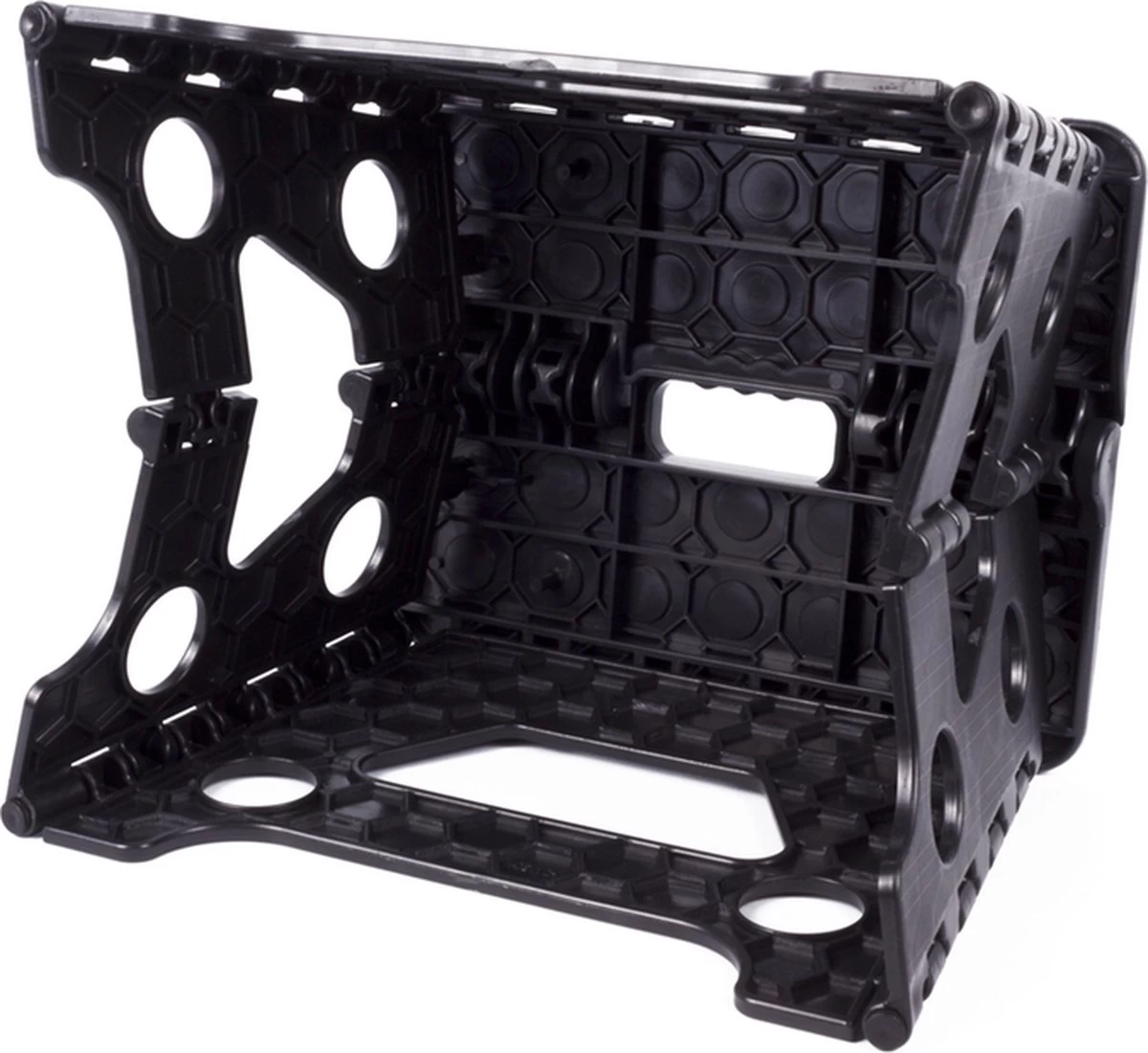 Opvouwbare Kruk - Keukentrap - Zwart 5 Opvouwbare Kruk - Keukentrap - Zwart - Afbeelding 3