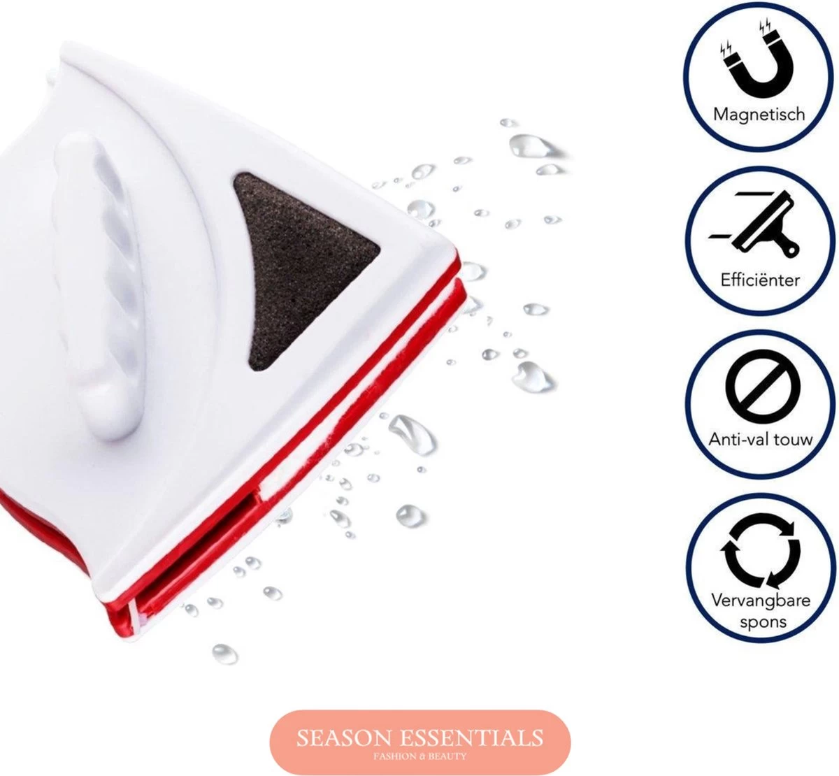 FiboGoods® - Magnetische Ramenwasser - Magnetische Raamwisser Voor Dubbelglas - Ruitenreiniger - Ramenwasser - Magneet Ruitenwisser 6 FiboGoods® - Magnetische Ramenwasser - Magnetische Raamwisser Voor Dubbelglas - Ruitenreiniger - Ramenwasser - Magneet Ruitenwisser - Afbeelding 4