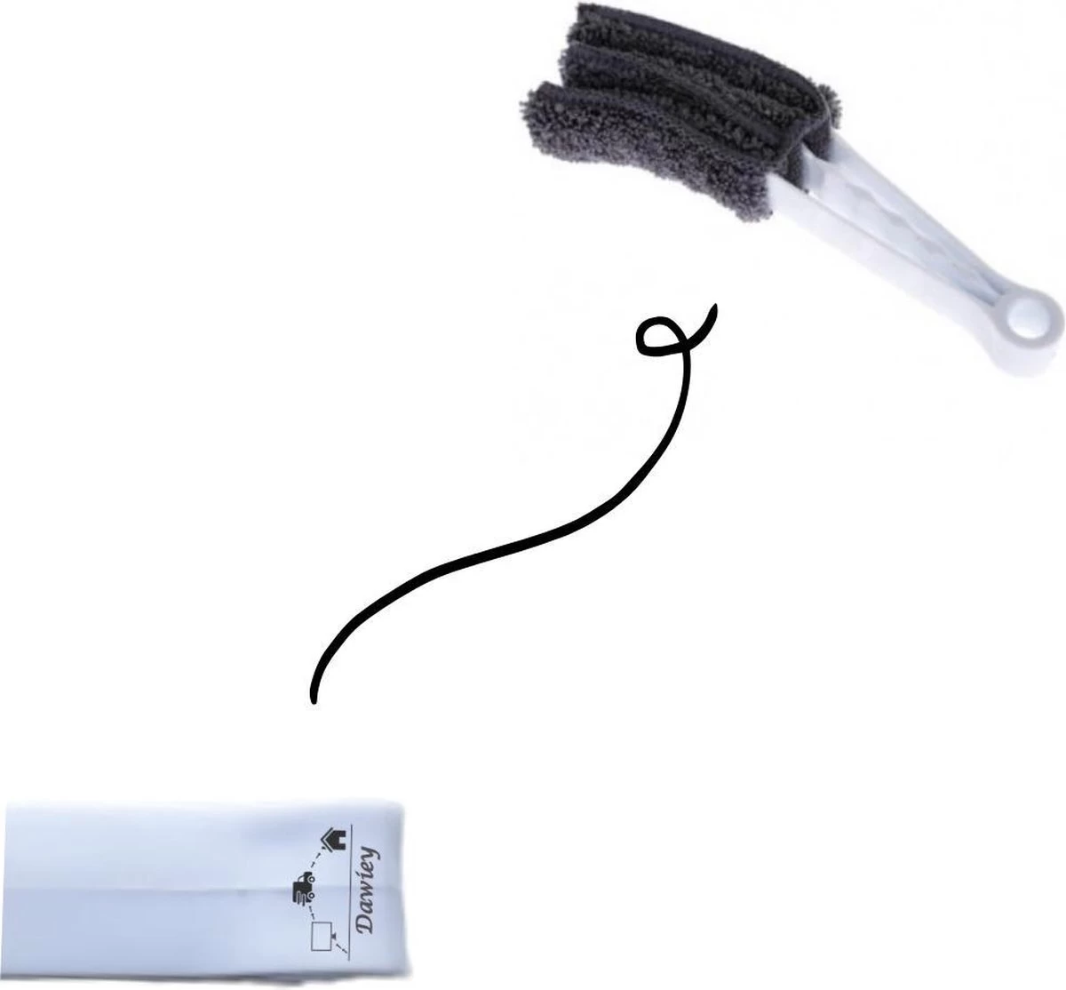 2x Luxaflex Reiniger - Jaloezie Reiniger - Lamellen Borstel - Stoffer -Plumeau - Stof Reiniger - Microvezeldoek - Borstel - 8 2x Luxaflex Reiniger - Jaloezie Reiniger - Lamellen Borstel - Stoffer -Plumeau - Stof Reiniger - Microvezeldoek - Borstel - - Afbeelding 6