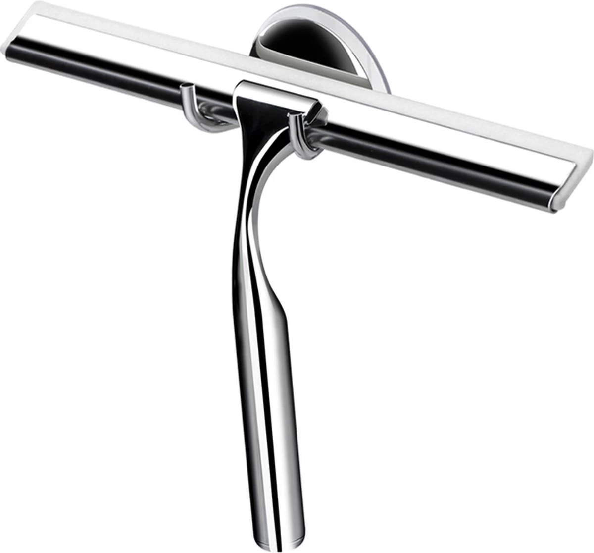 Mdxl® Raamwisser - Raamtrekker - Inclusief Ophanghaak Met Zuignap - Rvs - Douchewisser- Douche Trekker 3 Mdxl® Raamwisser - Raamtrekker - Inclusief Ophanghaak Met Zuignap - Rvs - Douchewisser- Douche Trekker