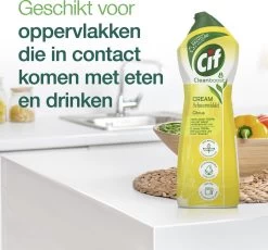 Cif CleanBoost Cream Citroen Schuurmiddel - 8 X 750 Ml - Voordeelverpakking 11 Cif CleanBoost Cream Citroen Schuurmiddel - 8 X 750 Ml - Voordeelverpakking -Schoonmaakartikelen Winkel 1200x1118 3