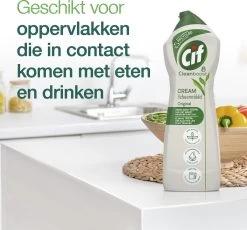 Cif CleanBoost Cream Original Schuurmiddel - 8 X 750 Ml - Voordeelverpakking -Schoonmaakartikelen Winkel 1200x1118 5