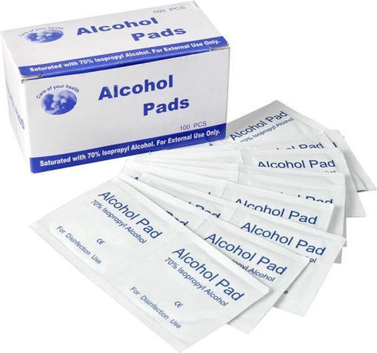 Merkloos Desinfectie Doekjes - 70% Isopropyl Alcohol - 200 Stuks 6 Merkloos Desinfectie Doekjes - 70% Isopropyl Alcohol - 200 Stuks - Afbeelding 4