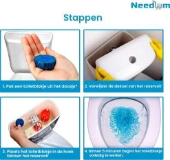 Needum ® Toiletblokjes Voor Inbouwreservoirs – WC-blokjes – Toiletblokken In Een Voordeelverpakking – 30 Stuks -Schoonmaakartikelen Winkel 1200x1129 9