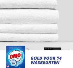 Omo Wit Waspoeder - 6 X 14 Wasbeurten - Voordeelverpakking 12 Omo Wit Waspoeder - 6 X 14 Wasbeurten - Voordeelverpakking -Schoonmaakartikelen Winkel 1200x1130