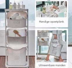 Sens Design Wassorteerder – Wasmand Met 3 Vakken - Op Wieltjes -Schoonmaakartikelen Winkel 1200x1131 1